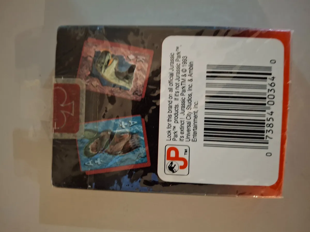 Cartas Jurassicpark Playingcards Original Anos 90, Lacrado. - Imagem 2