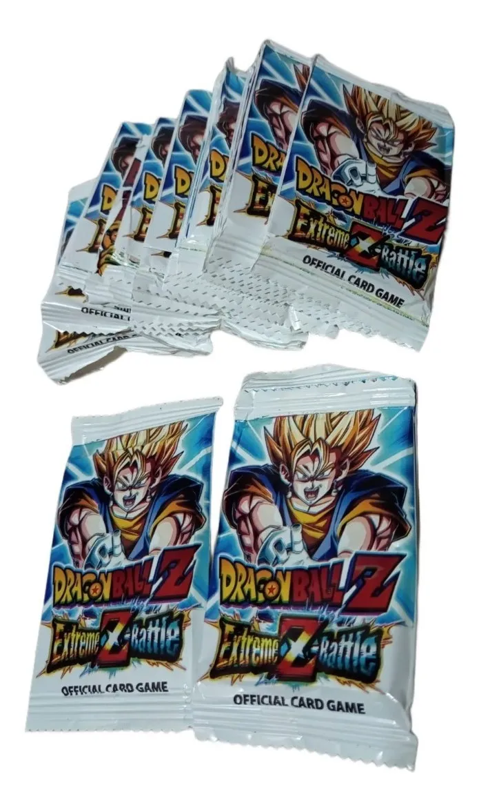 Kit 200 Cards Dragon Ball Z =50 Envelope Cartinhas Goku