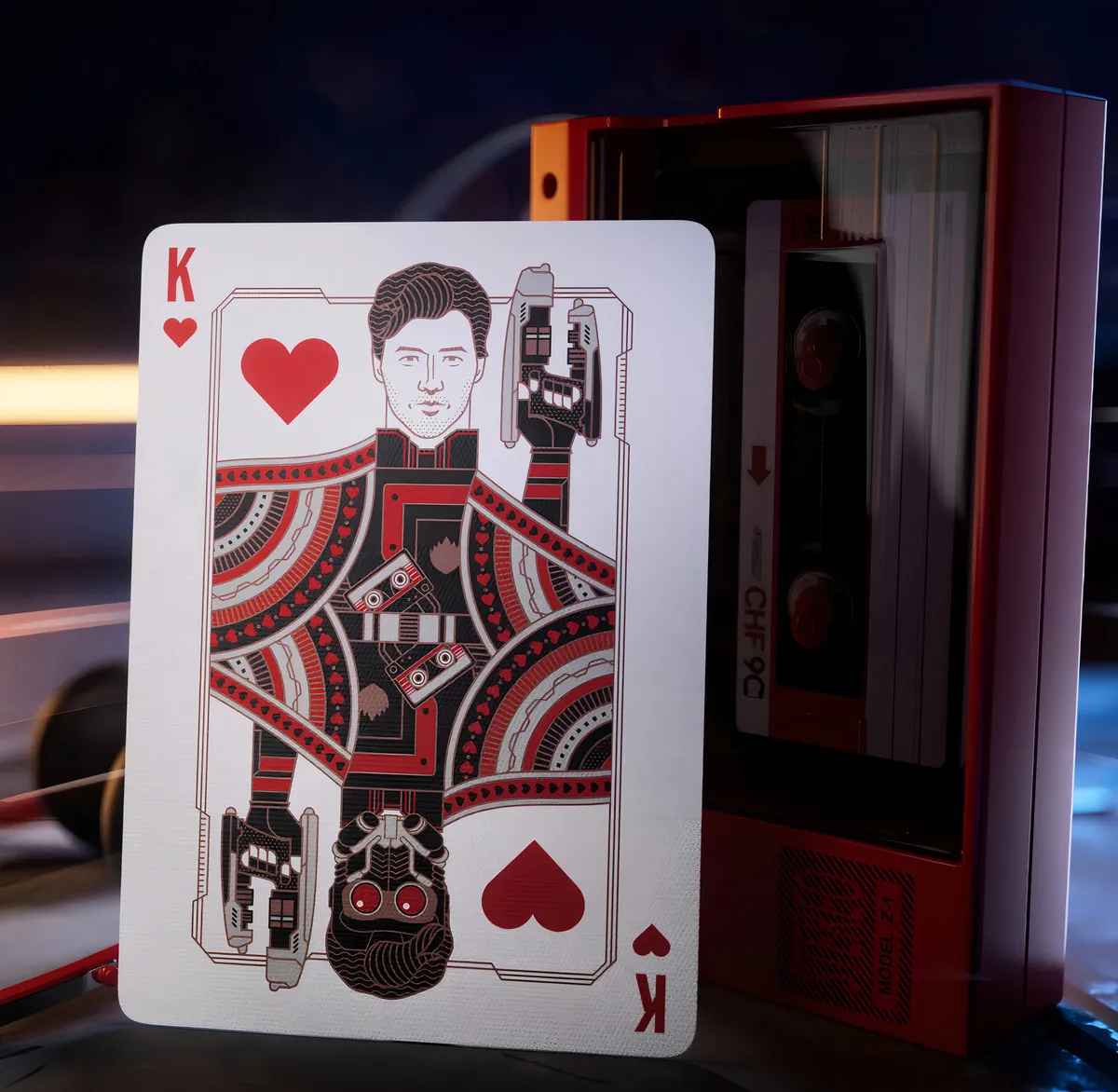 Marvel Guardians Of The Galaxy Luxury Cards Galaxia Baralho Violeta-escuro Star-lord - Imagem 2