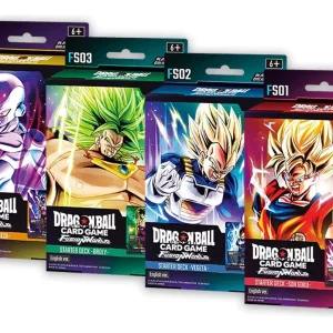 4 Deck Inicial Dragon Ball Super Fusion World Starter Inglês