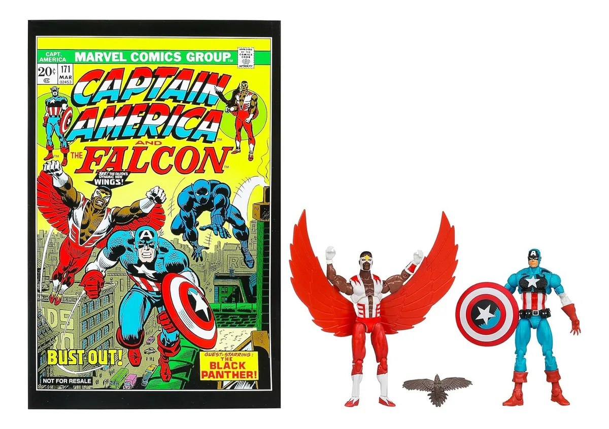 Marvel Universe Greatest Battles Capitão América E Falcon - Imagem 3