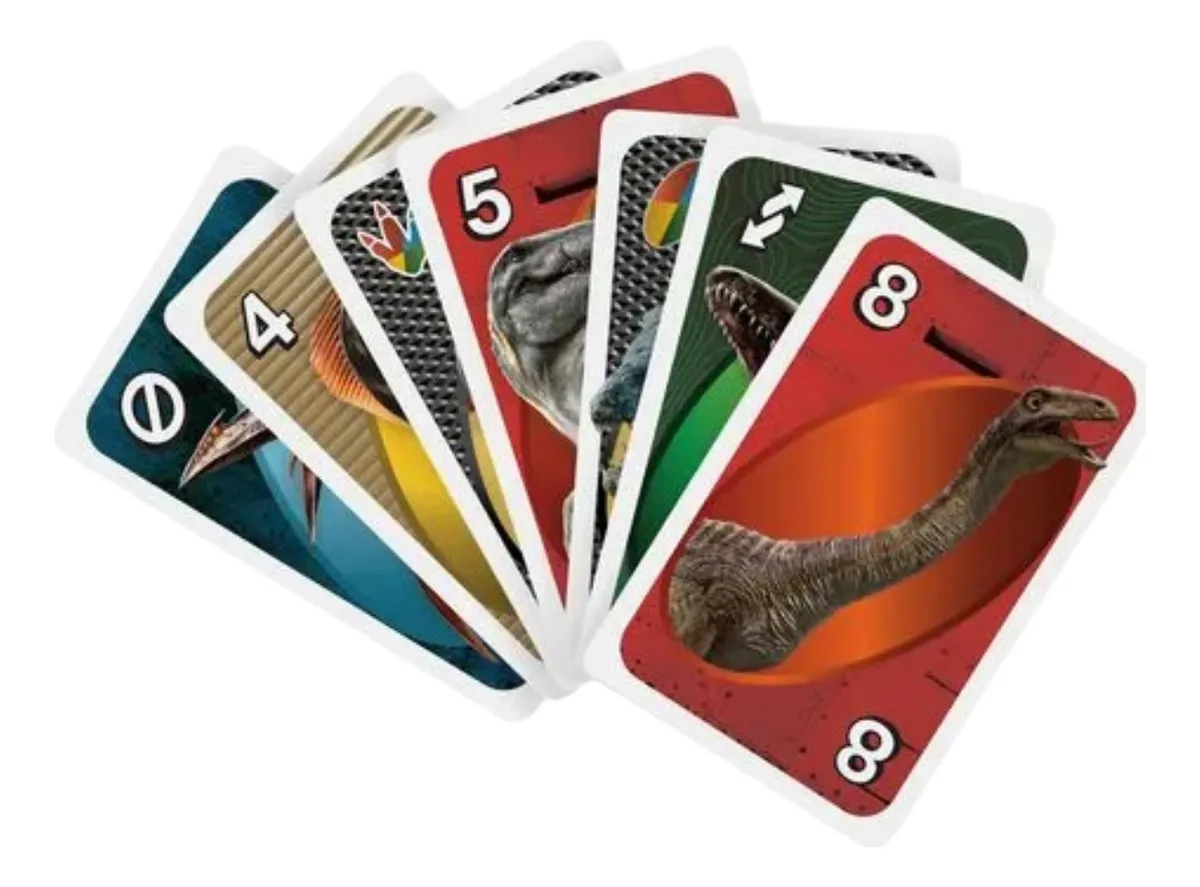 Uno Jurassic World Rebirth Jogo De Cartas Jft28 - Mattel - Imagem 4