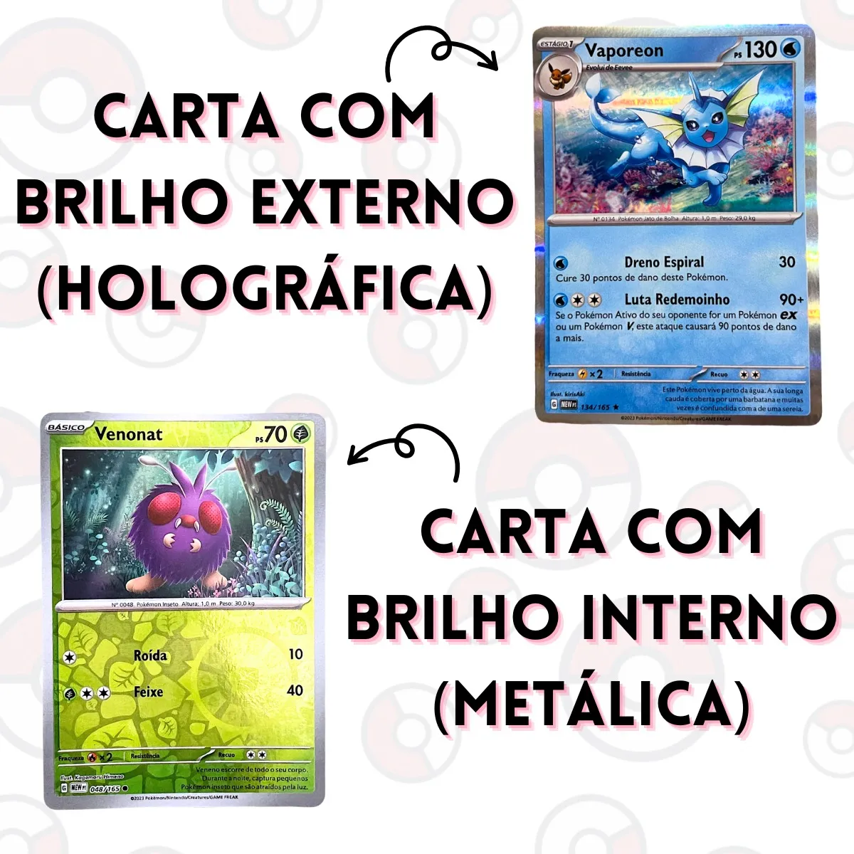 50 Cartas Pokémon 5 Brilhantes Originais Chaveiro Adesivos - Imagem 6