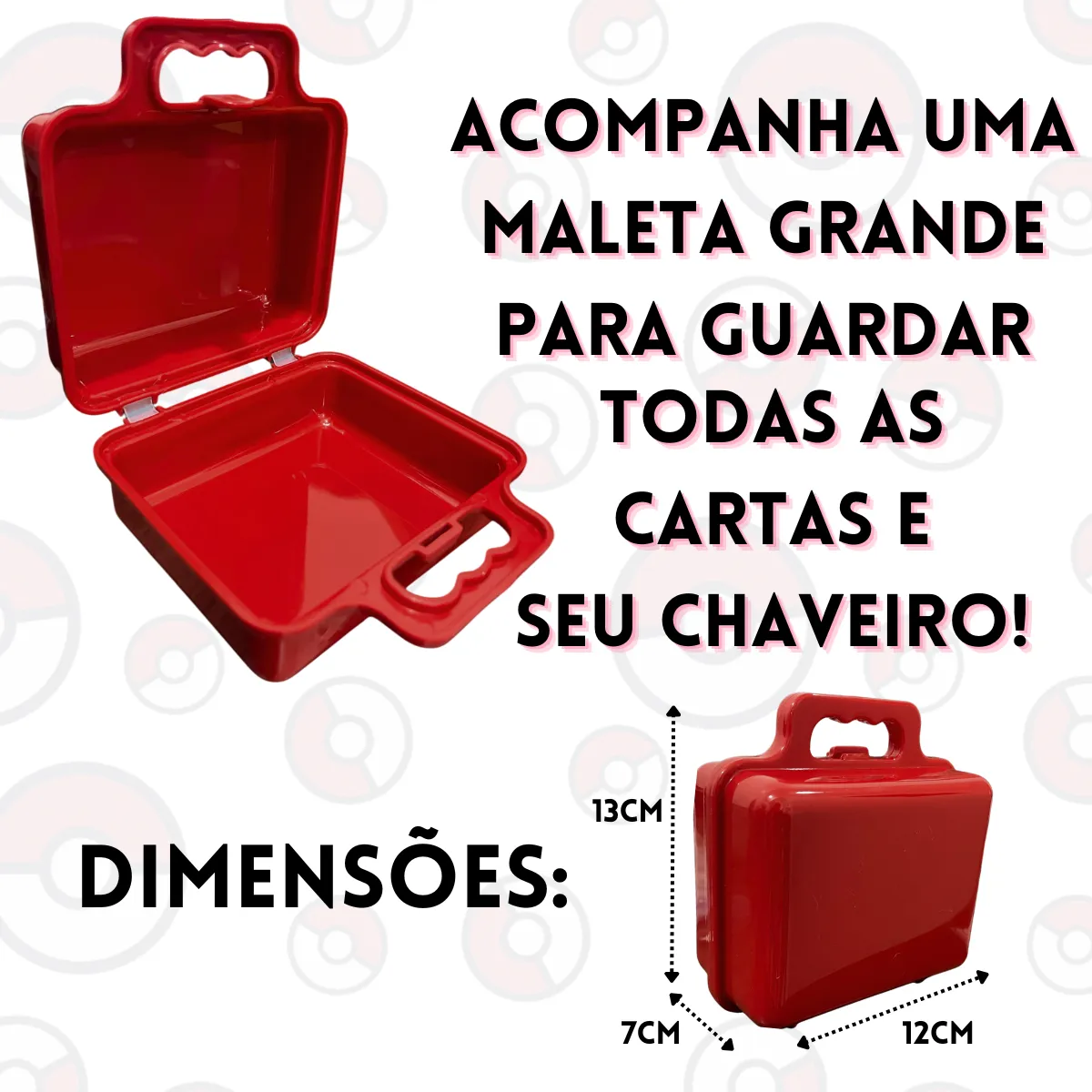 50 Cartas Pokémon 5 Brilhantes Originais Chaveiro Adesivos - Imagem 7
