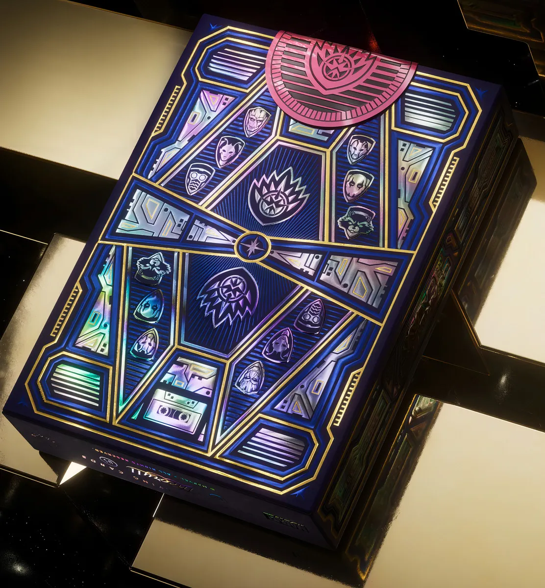 Marvel Guardians Of The Galaxy Luxury Cards Galaxia Baralho Violeta-escuro Star-lord - Imagem 7